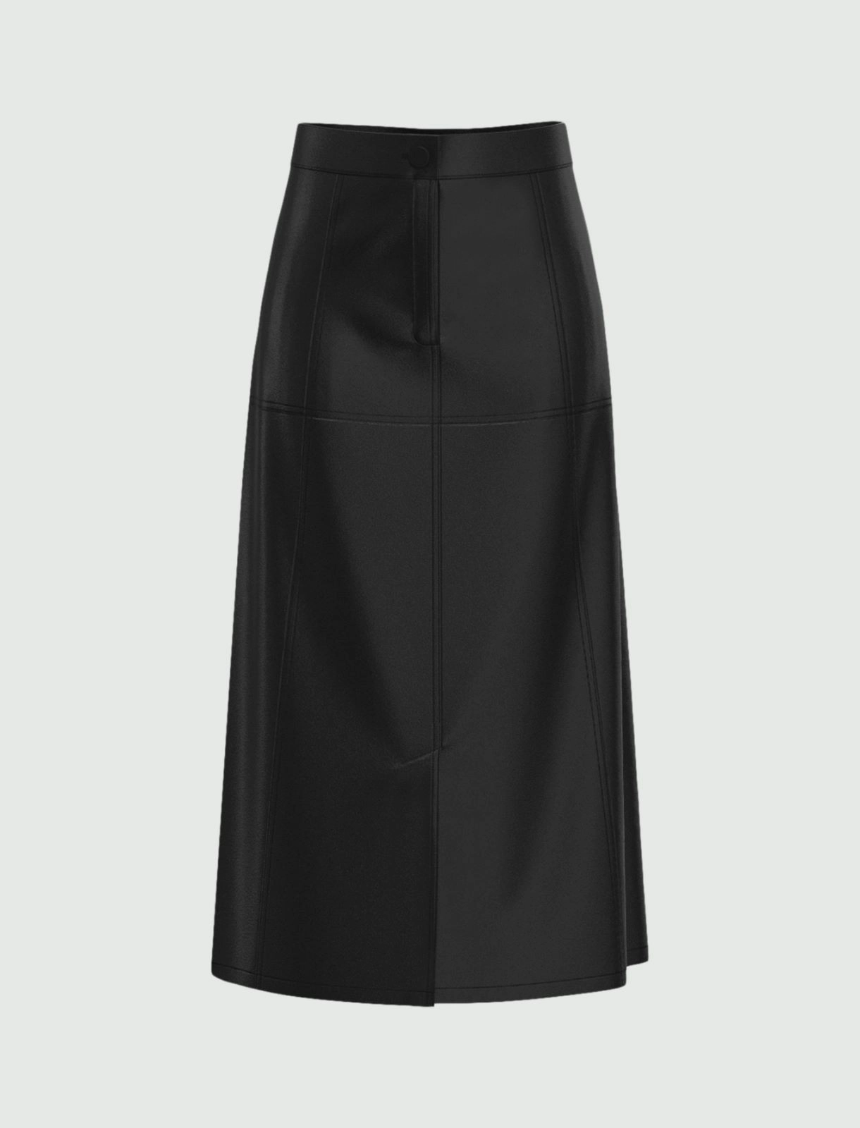 Slit-detail skirt