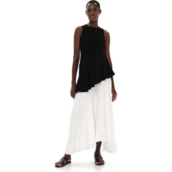 Maxi Asymmetrical Skirt – Luxurious Drapery