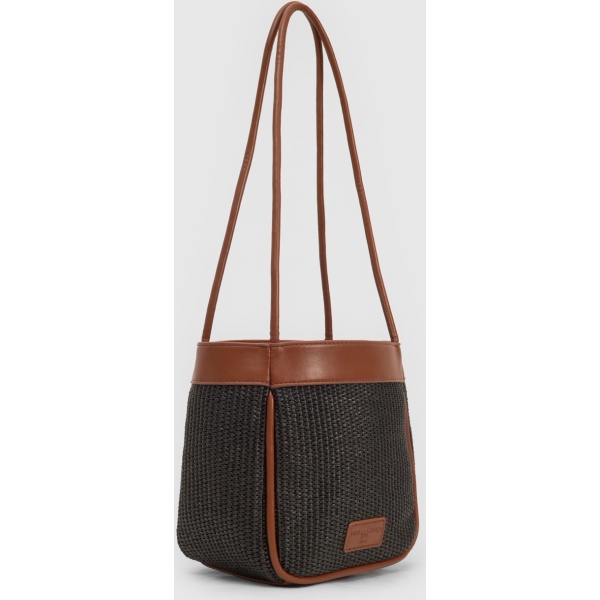 Fabric raffia bag