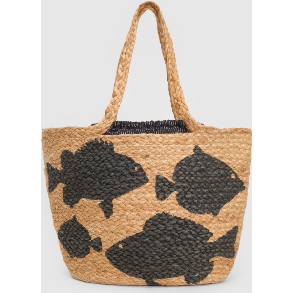 Fish wicker bag