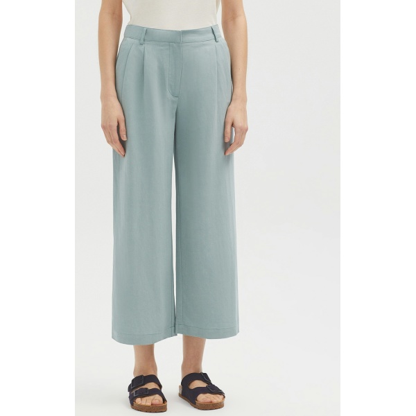 Linen peg trousers