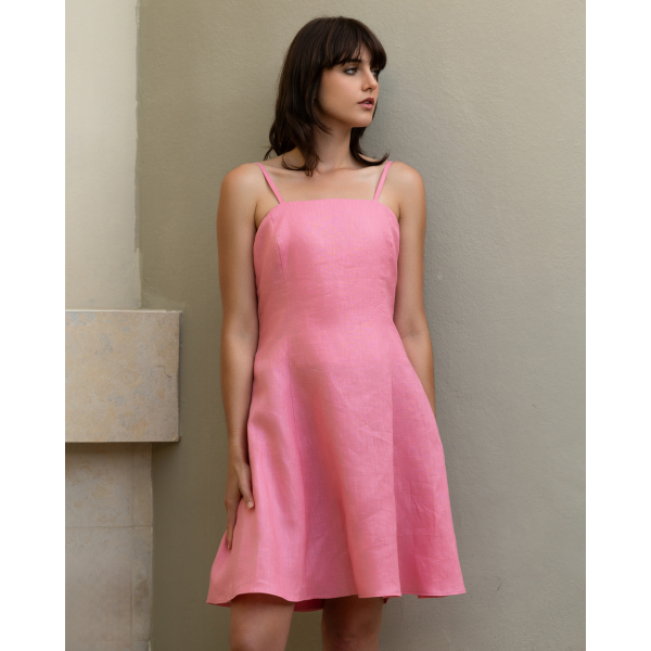 Linen Mini Dress