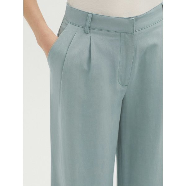 Linen peg trousers