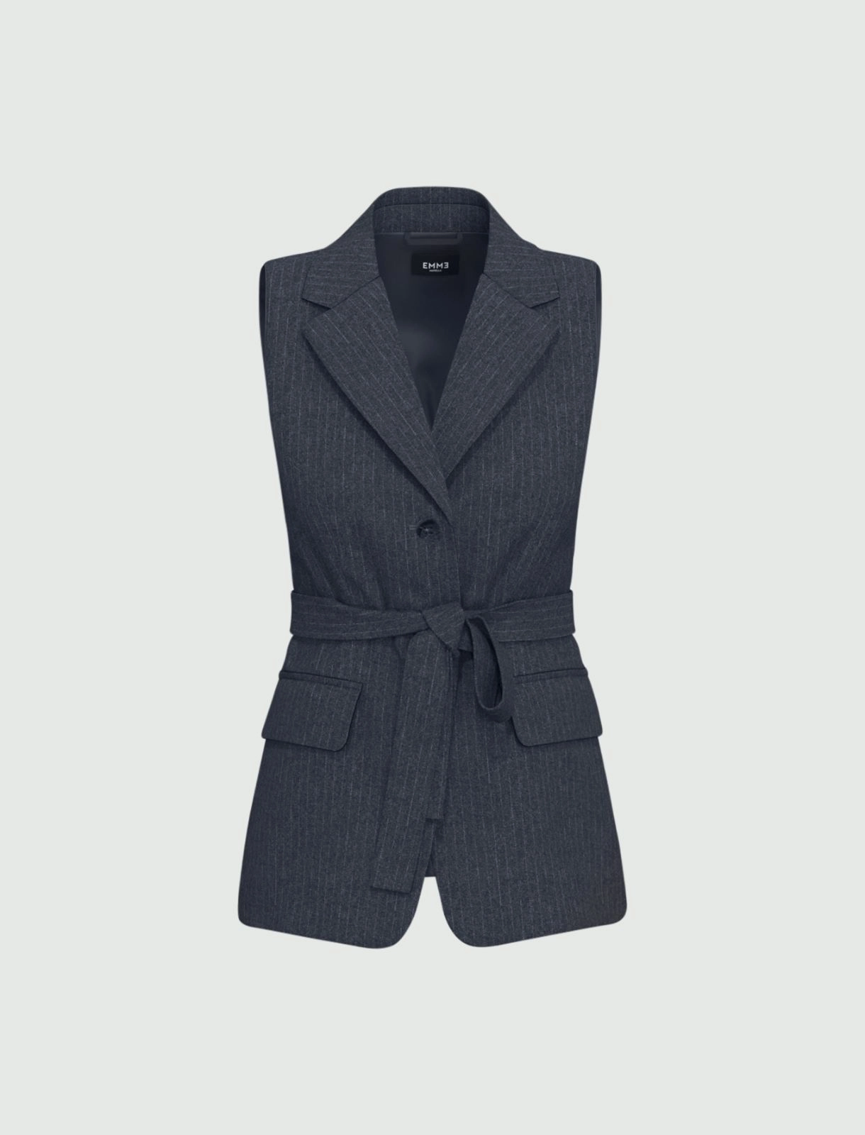 Belted gilet