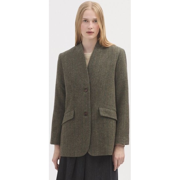 Wool tweed blazer