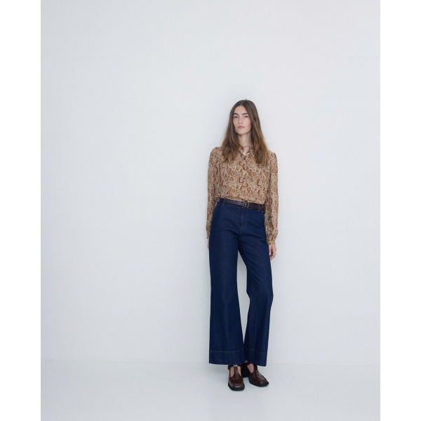 Wide leg jeans blue