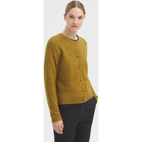 Openwork cashmere card