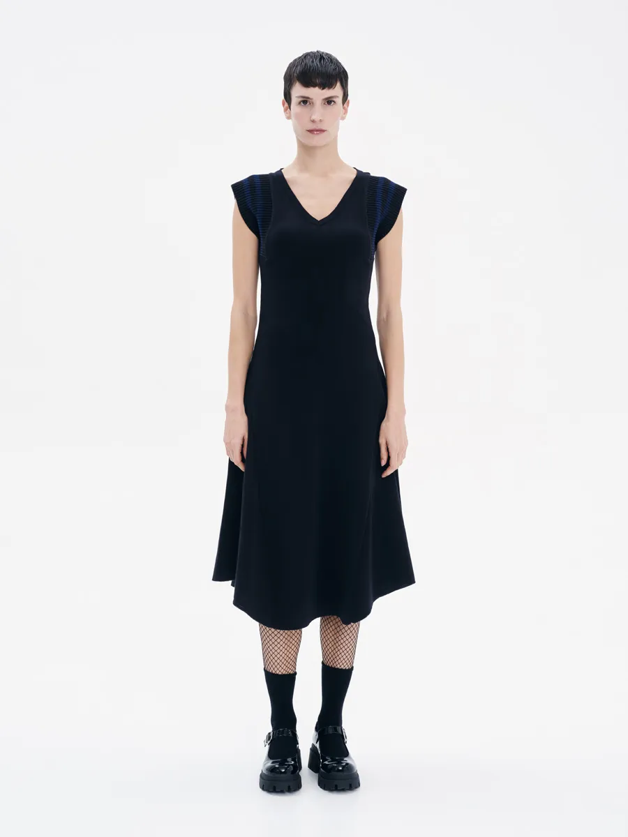 Knit Midi Dress – Intricately Crafted