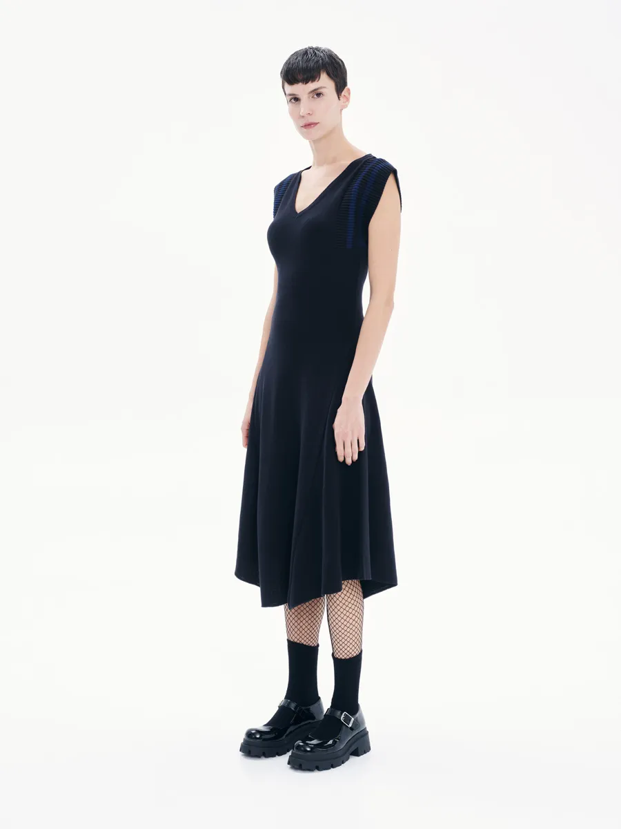 Knit Midi Dress – Intricately Crafted