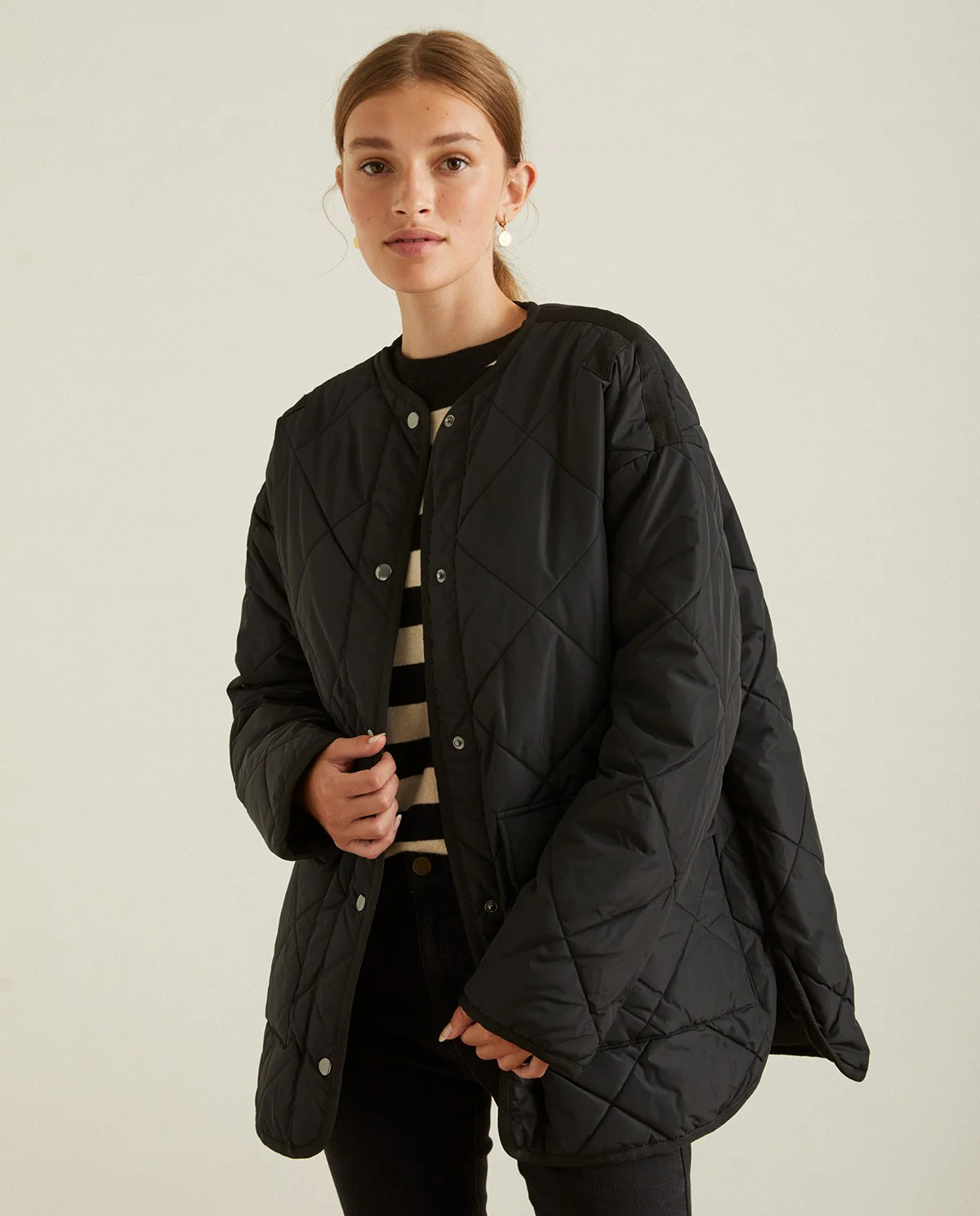 WATER-REPELLENT QUILTED COAT