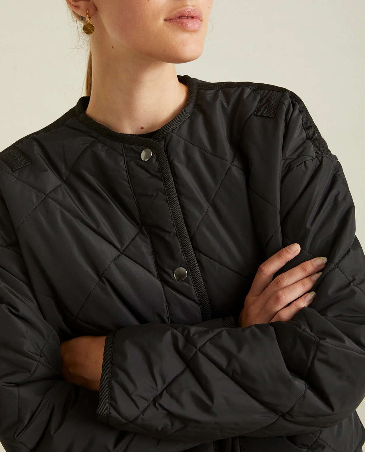 WATER-REPELLENT QUILTED COAT