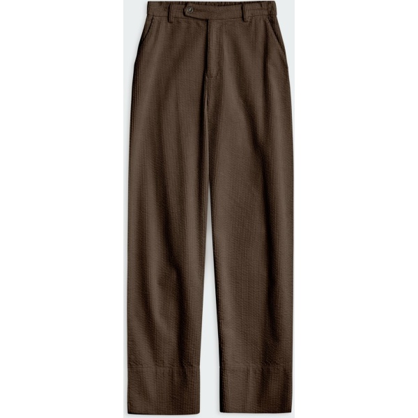 Corduroy suit trousers brown