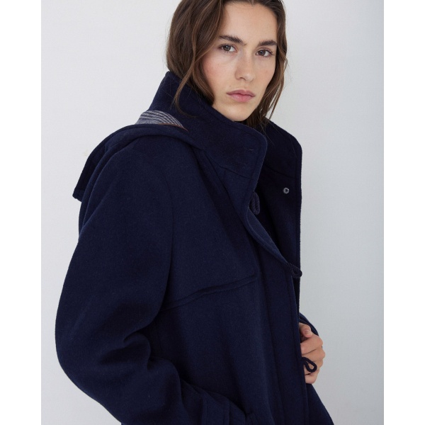 Coat hood navy