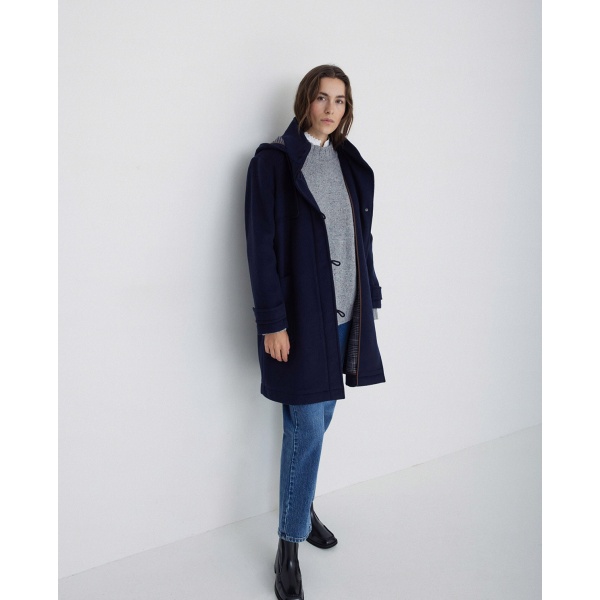 Coat hood navy