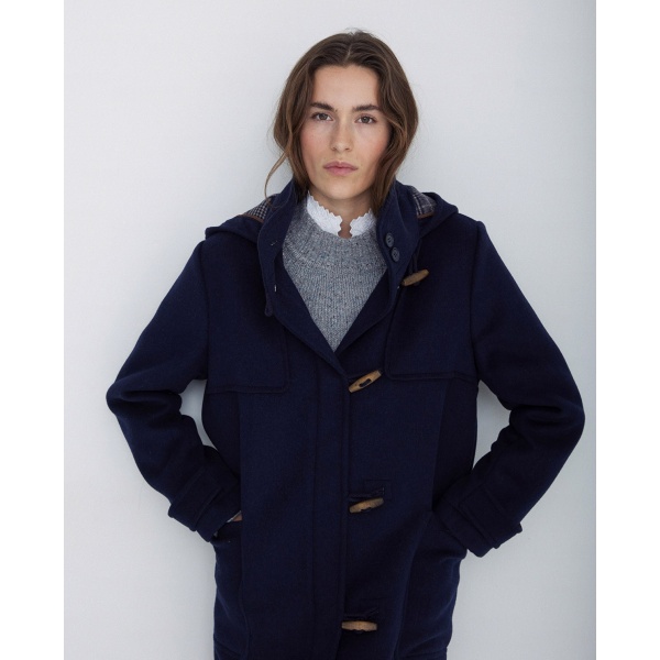 Coat hood navy