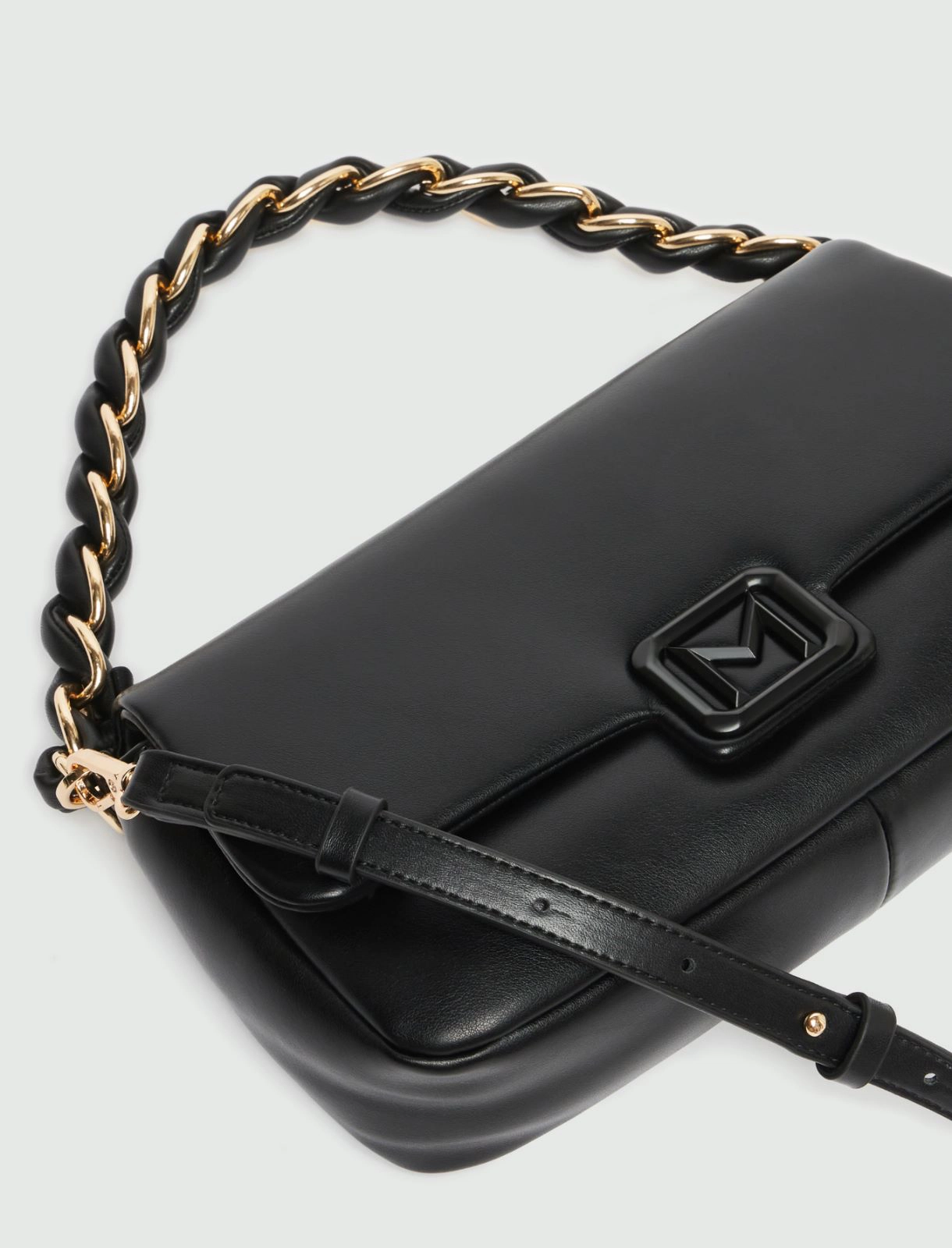 Medium padded Le Muse bag - BLACK