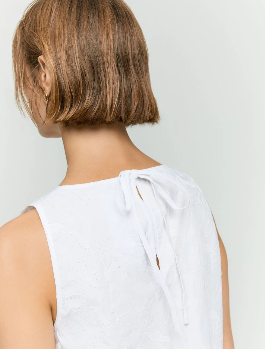 Embroidered top