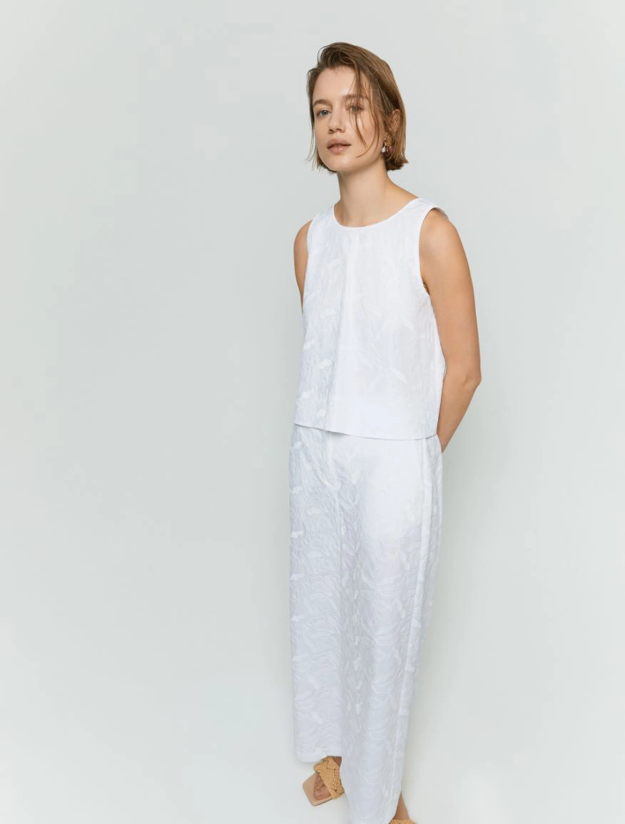 Embroidered top