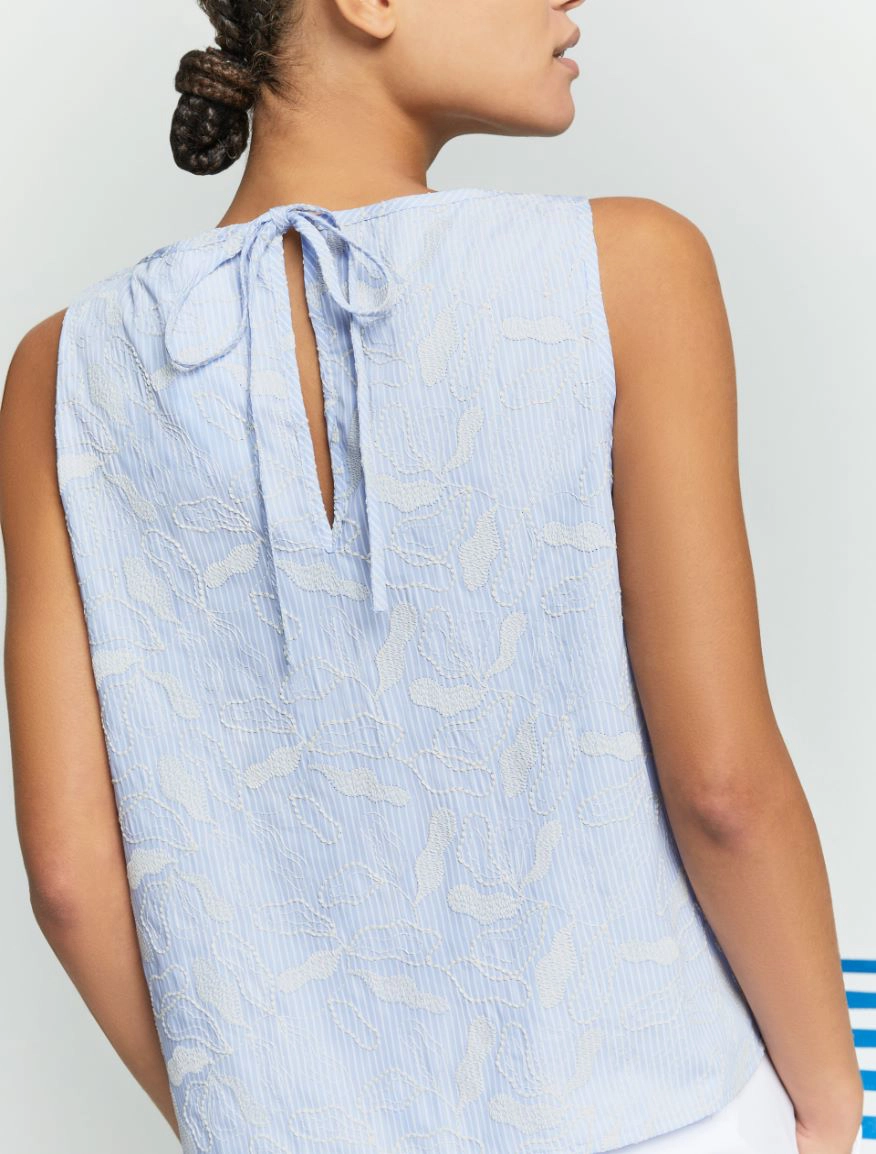 Embroidered top