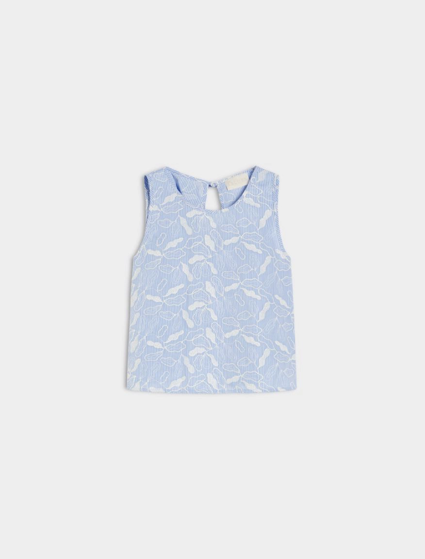 Embroidered top