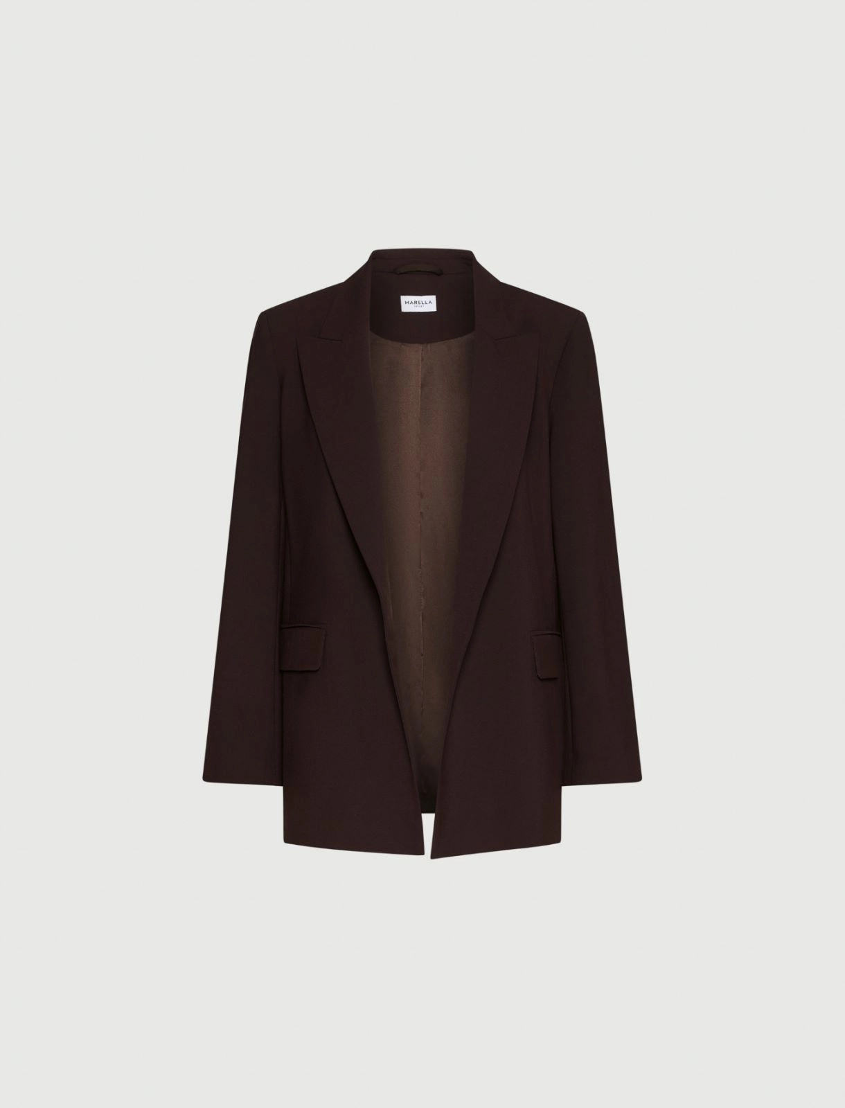 Stretch blazer - BROWN